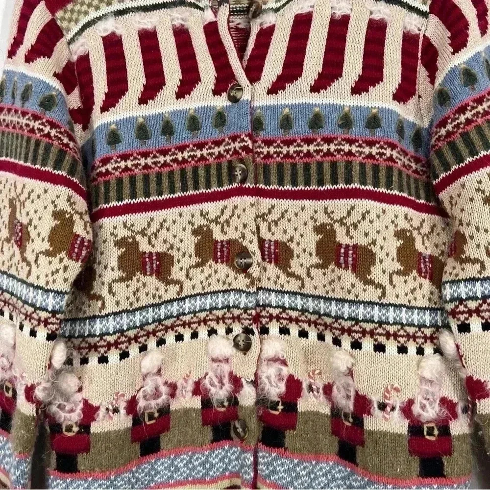 Susan Bristol Christmas Cardigan - Picture 5 of 6
